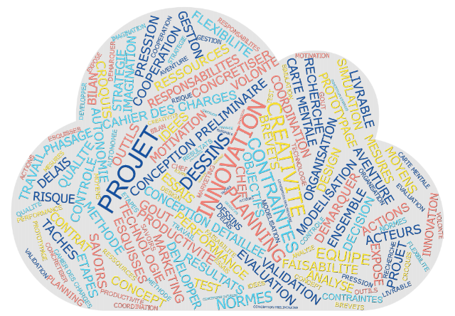 nuage de mots projet